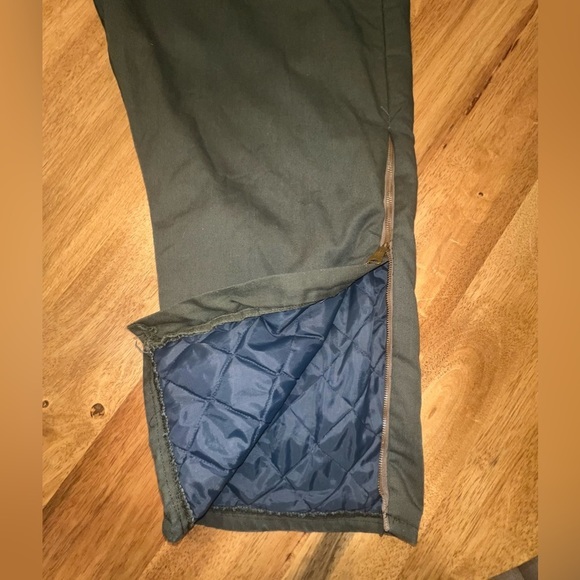 Vintage Sears Work Leisure Dark Green Insulated Coveralls Boiler Suit Men’s 2XL. - Picture 10 of 14